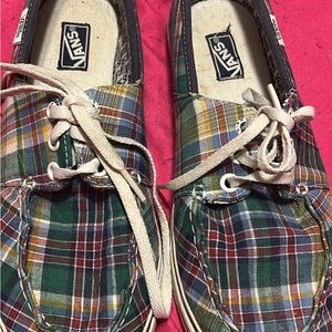 Vans Multicolor Plaid Canvas Sneakers
